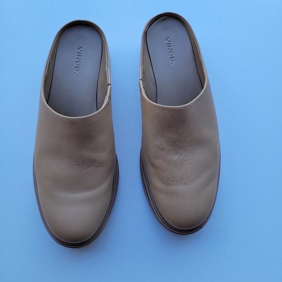 Vince Platform Mules in Dune 9.5 - Picture 7 of 11